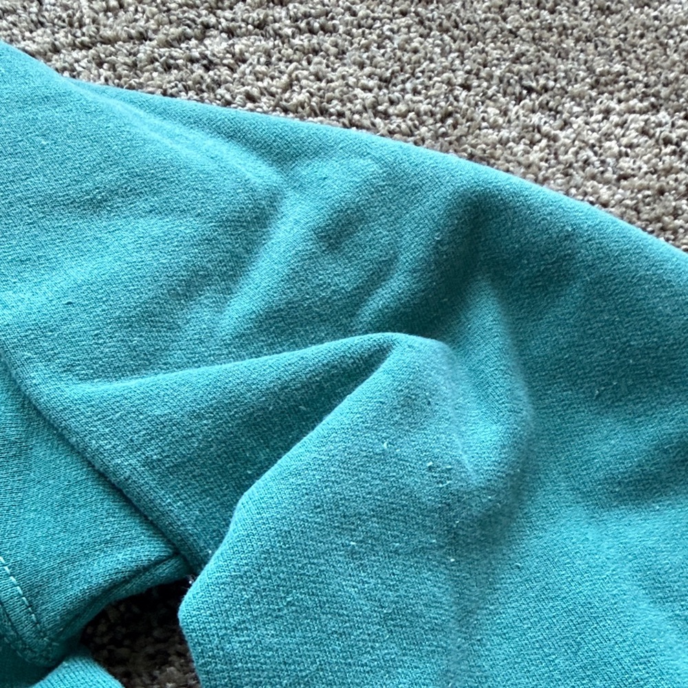 Anthropologie Teal Sweatshirt with Pink 'New York 1997' - Picture 6 of 7